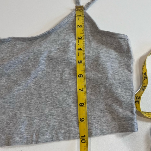 aritzia tna gray bra cropped tank top - Picture 7 of 7